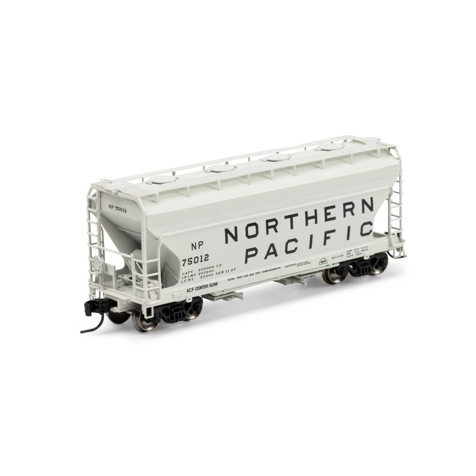 N ACF 2970 Covered Hopper, NP #75012