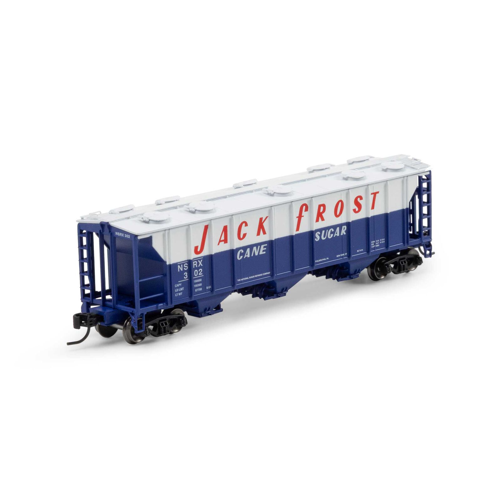 N PS-2 2893 3-Bay Covered Hopper, NSRX #302