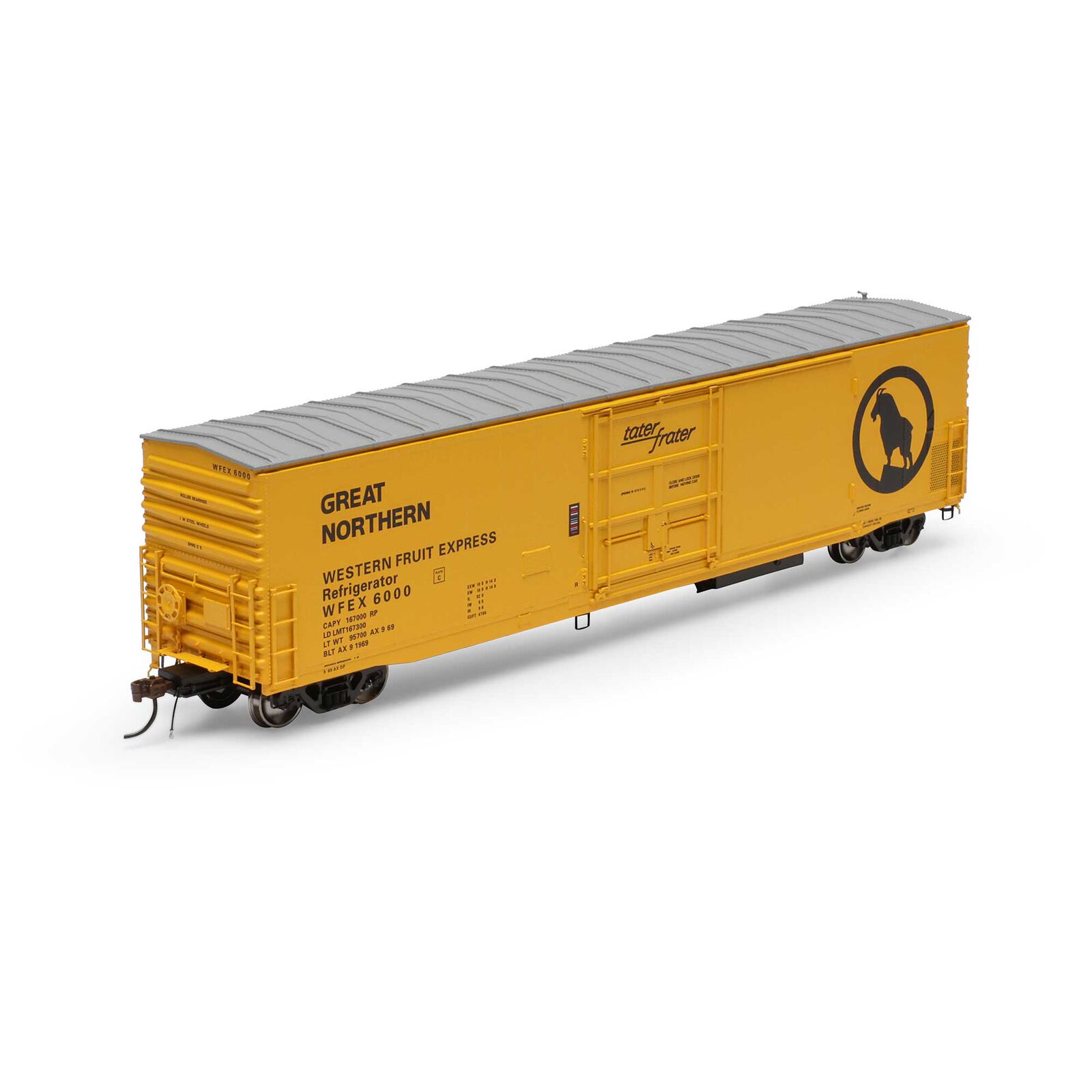 Athearn Genesis HO GEN 57' FGE Mechanical Reefer with Sound, WFEX #6000