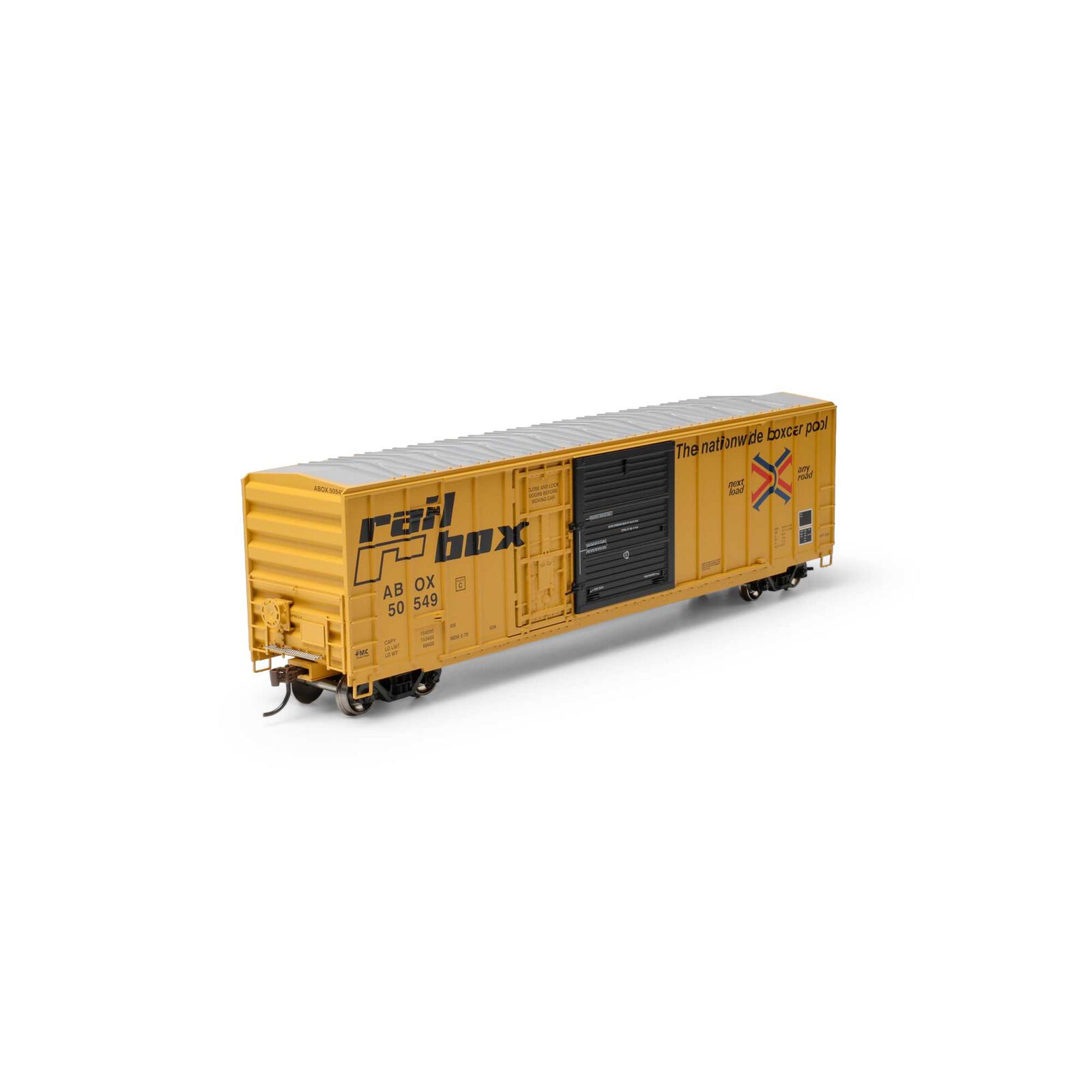 Athearn HO 50' FMC 5277 Combo Door Box Car, ABOX 'Early' #50549