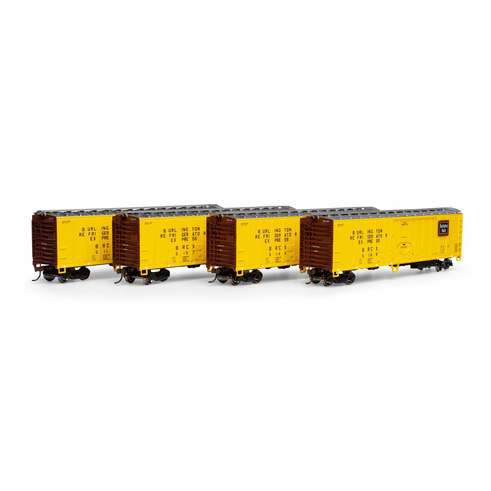 Roundhouse HO 50' Ex-Post Mechanical Reefer, BRCX (4)