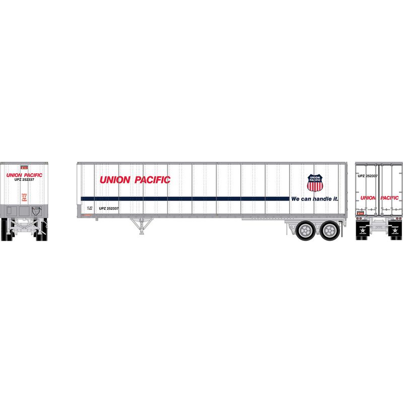 HO ATH 45' Fruehauf Z-Van Trailer Smooth Side, UPZ #252337