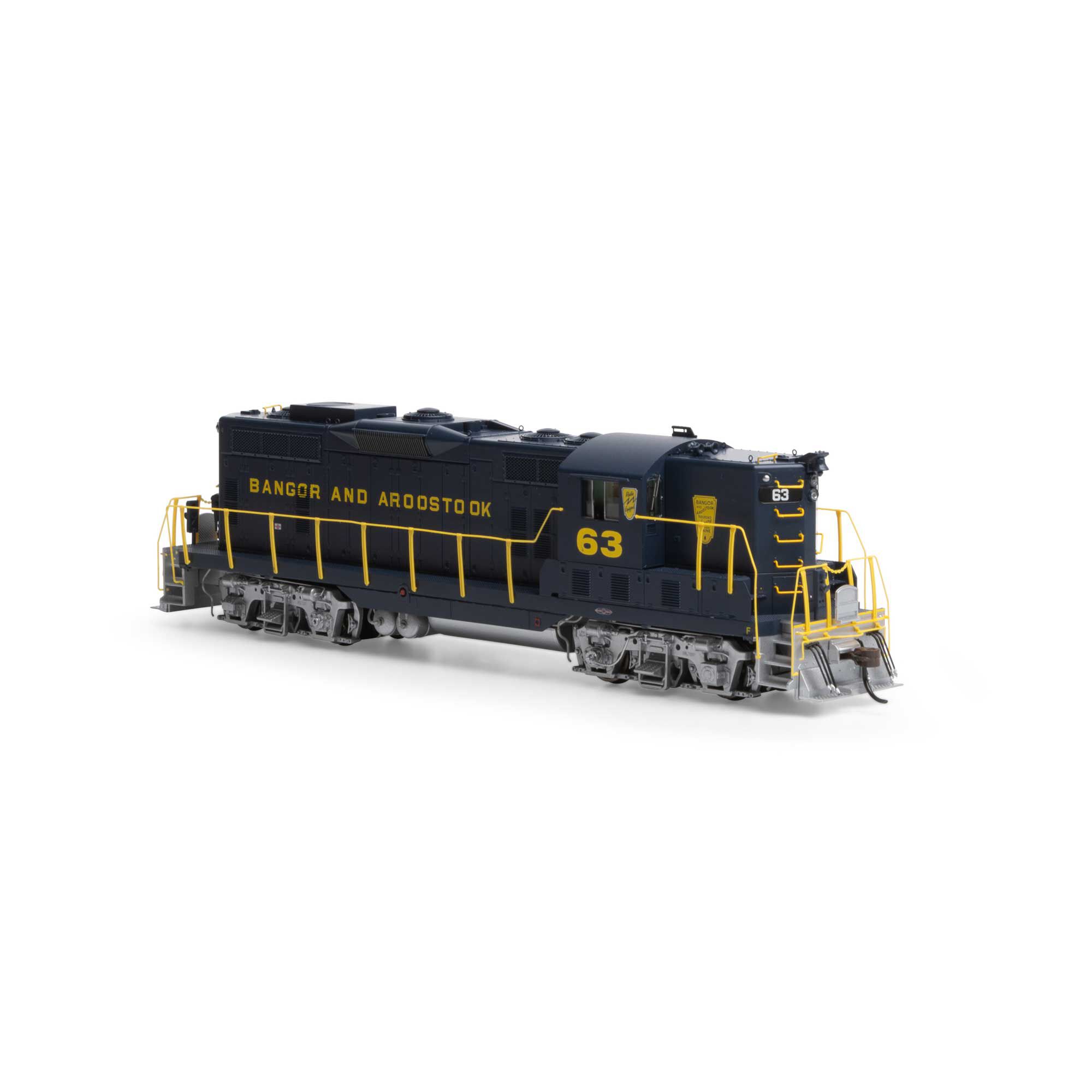 Athearn HO GP7 with DCC & Sound, BAR #63 Model Train | Athearn