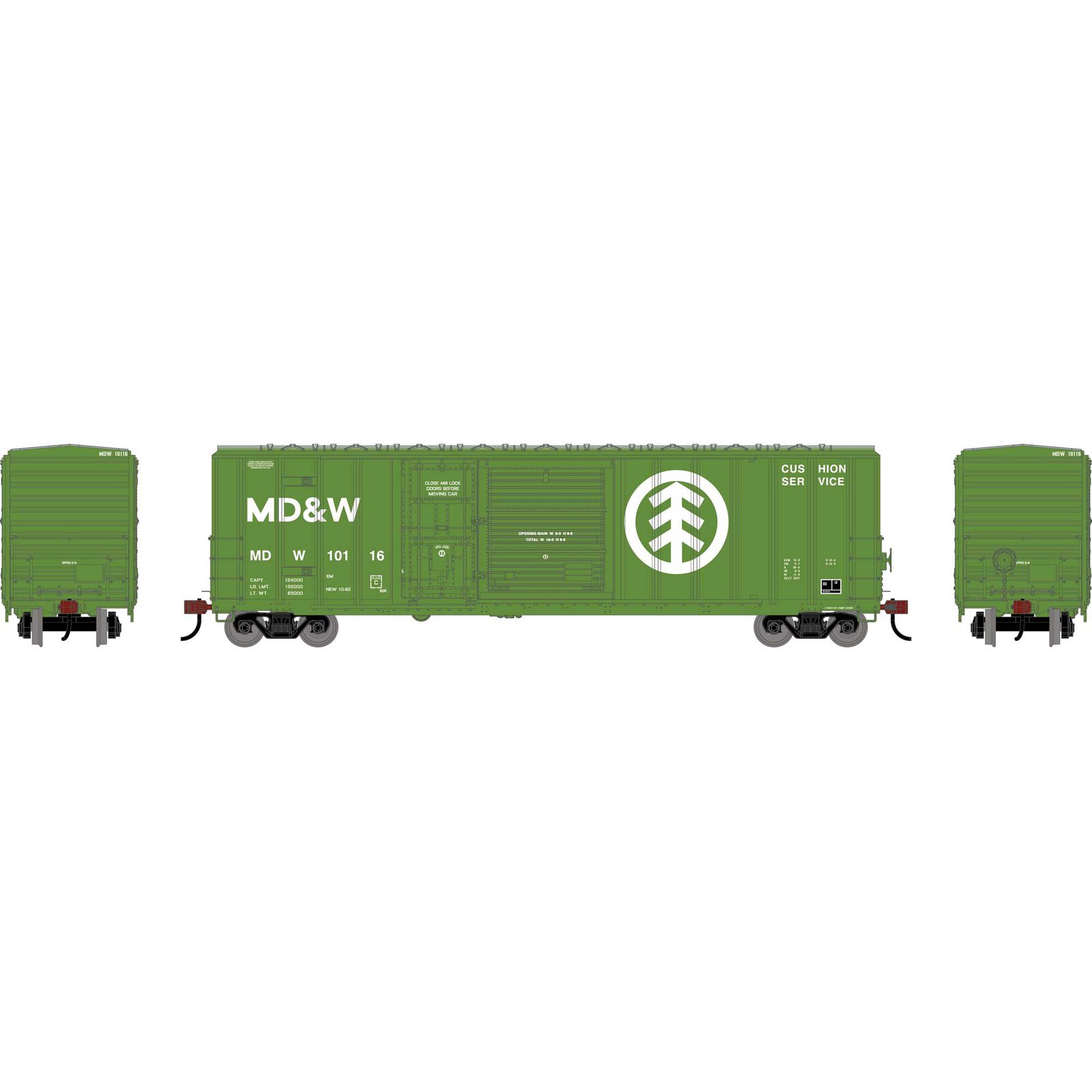 Athearn HO ATH 50' FMC 5277 Combo Door Box Car, MDW #10116
