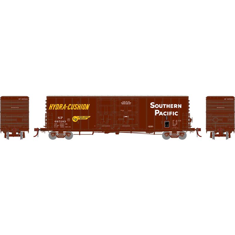 HO GEN 50' PC&F Box Car w/ 8'&6' Youngstown Plug Door, SP 'Hydra Cushion' #697293