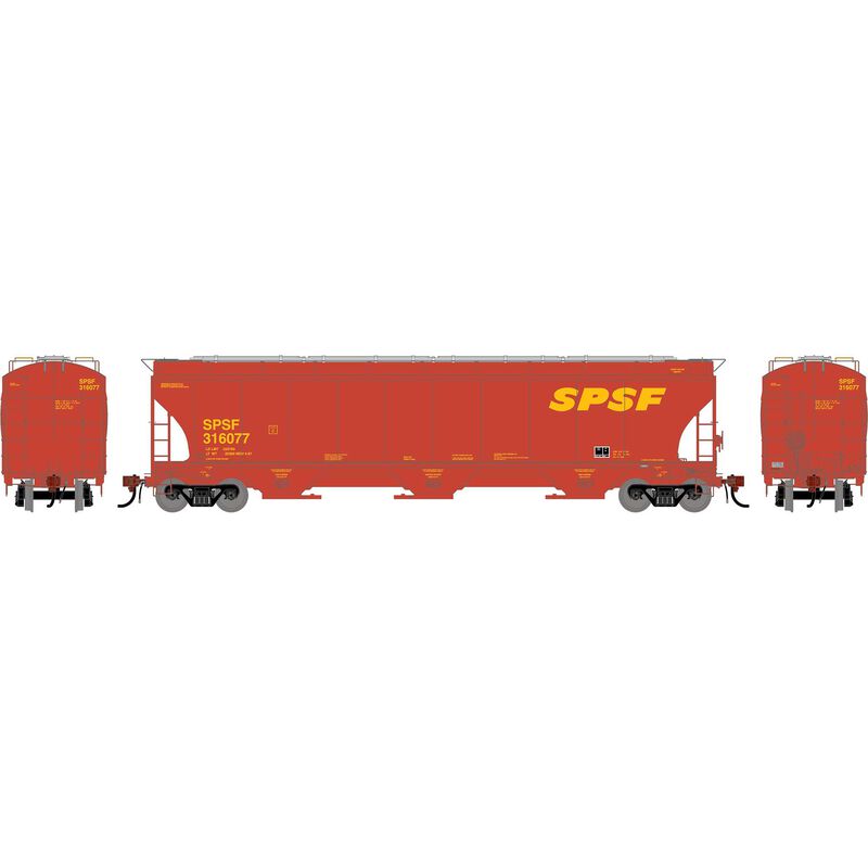 HO GEN Trinity 5161 Covered Hopper, Legendary Liveries SPSF #316077