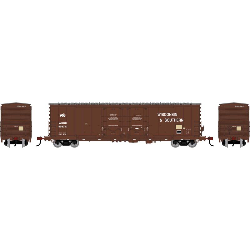Athearn HO ATH 50' Evans Double Plug Door Box Car, WSOR #503217