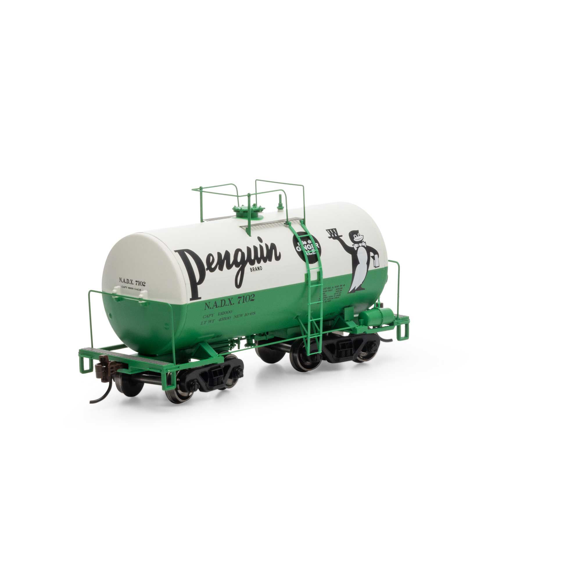 邦楽 think tank eatone 12inch Athearn HO 30' NACC 8,000-Gallon Tank, NADX / Penguin Grainger Ale