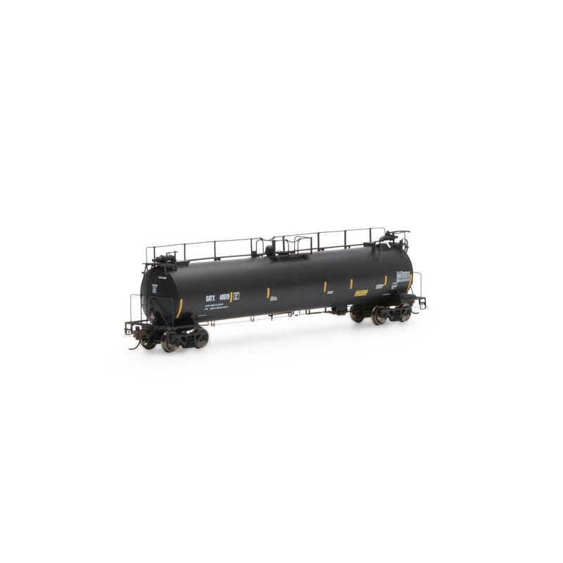 HO TankTrain Intermediate,GATX/Yellow Stripe#48619