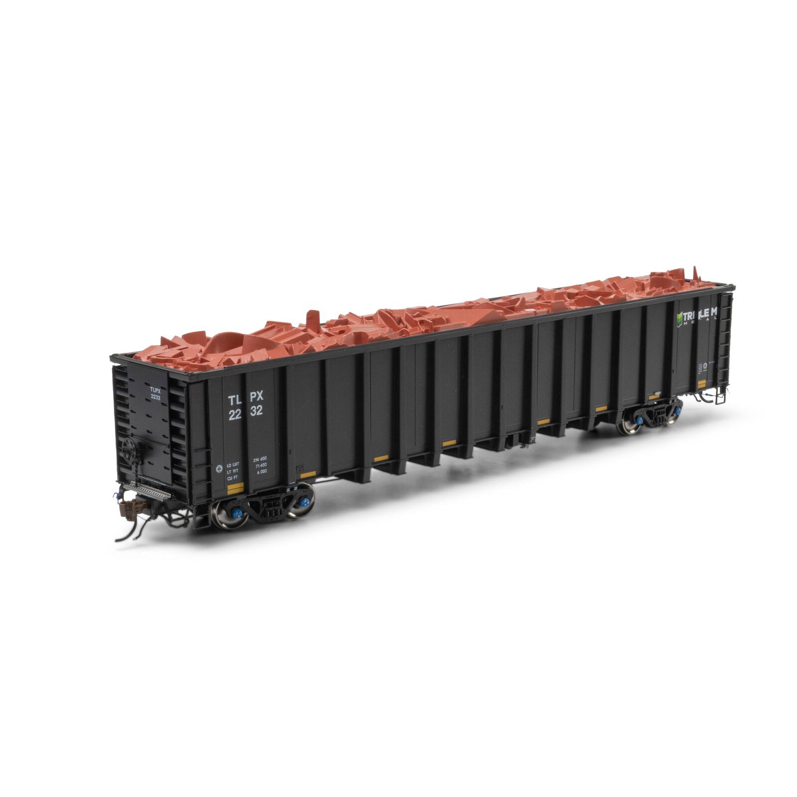 Athearn HO NSC 6000 Gondola with Load, TLPX #2232