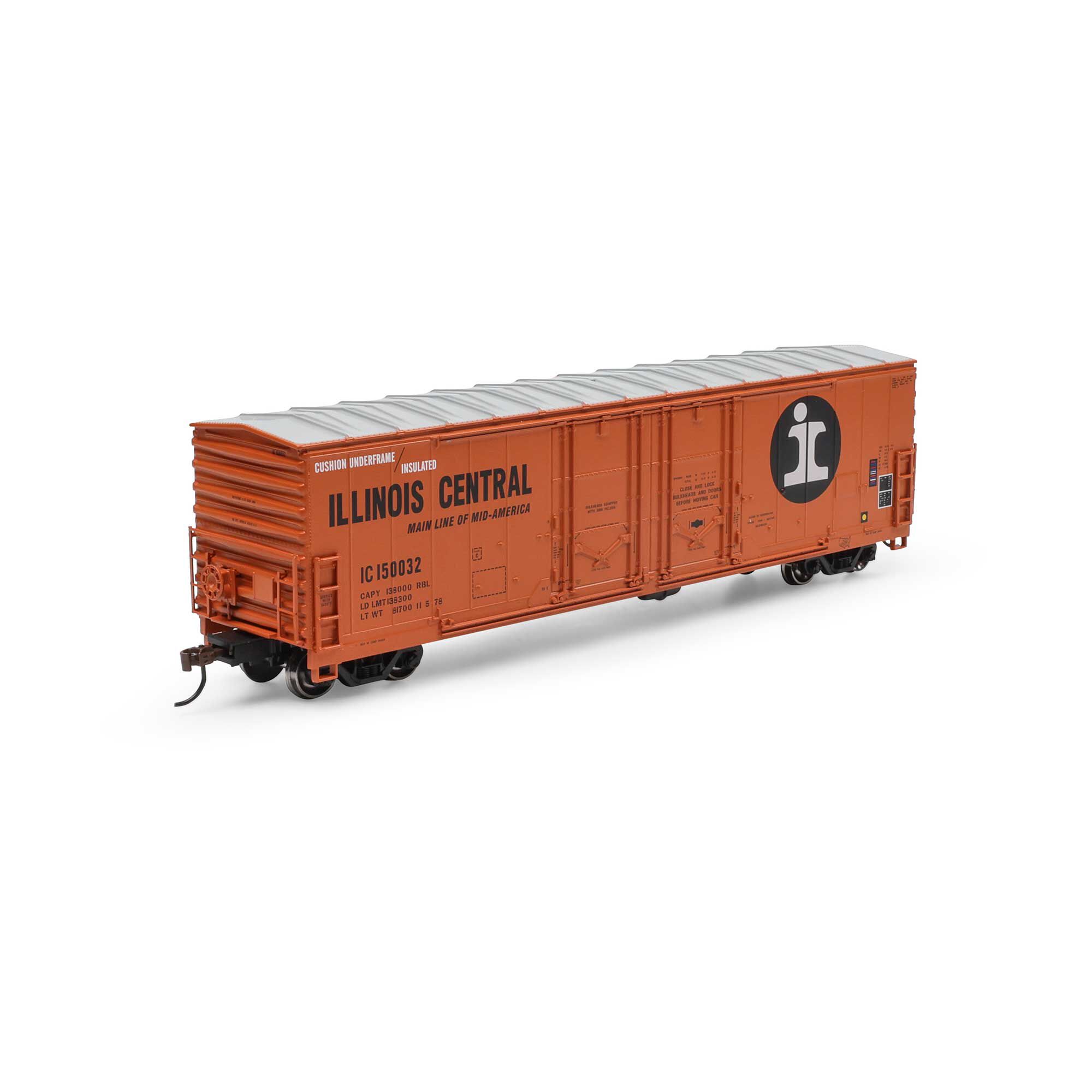 Athearn HO 50' Evans DD Plug Box Car, IC #150032 Model Train