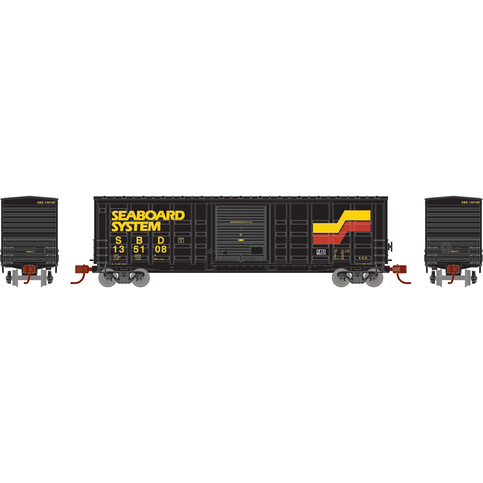 N 50' Waffle Box Car, SBD #135108