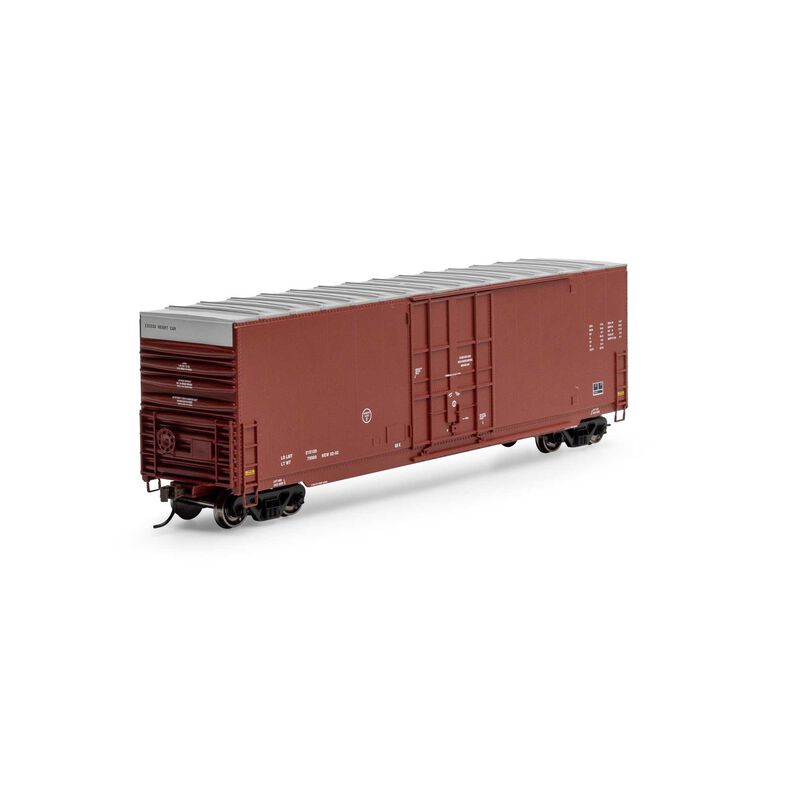 HO 50' High-Cube Smooth Side Box Car, Data Only Brown