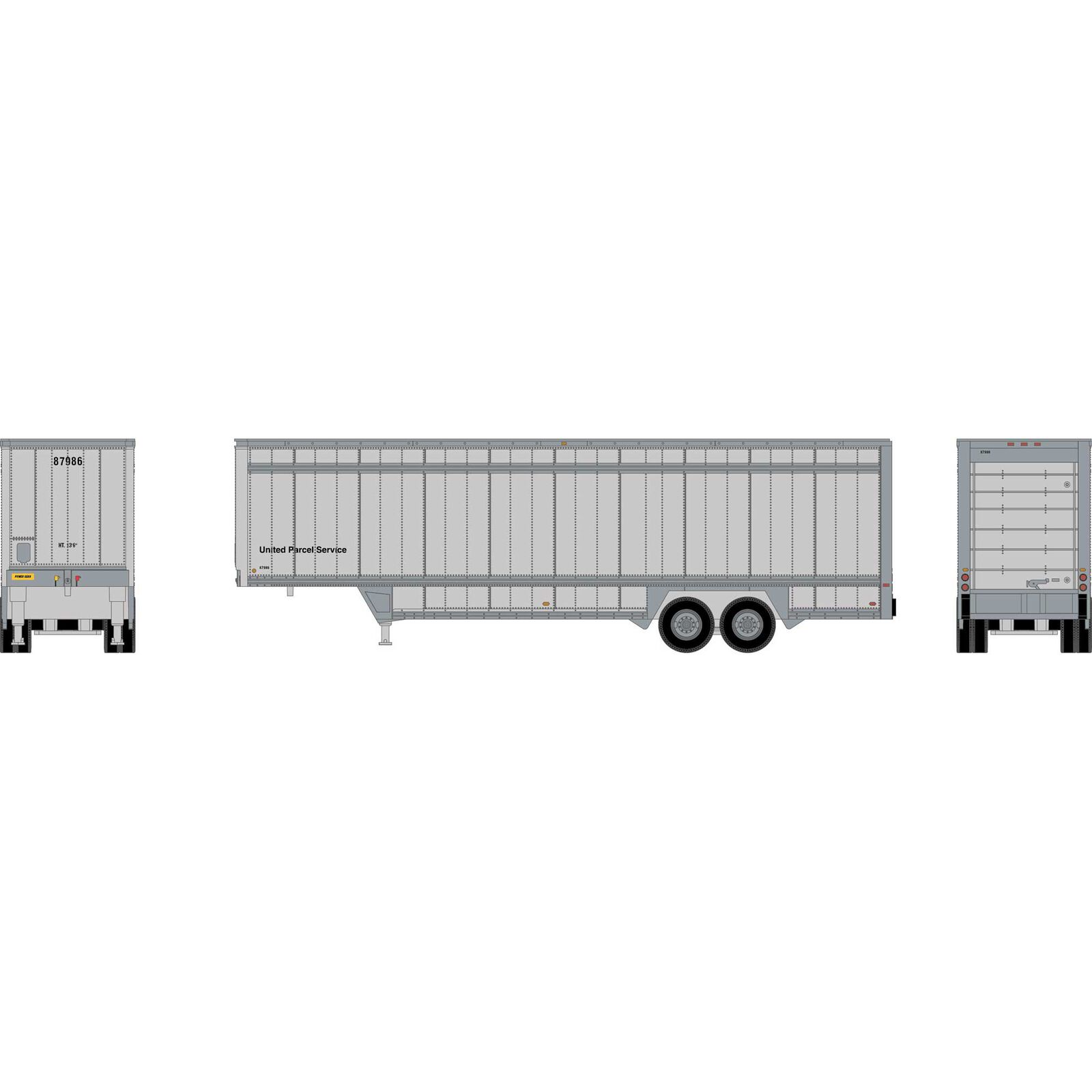 HO ATH 40' Drop Sill Trailer, UPSZ #87986