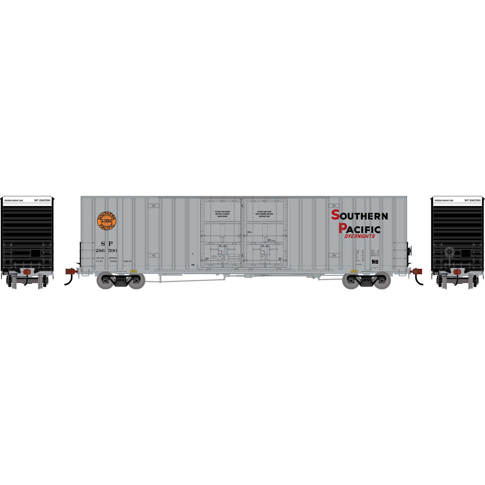 HO ATH 60' Gunderson High-Cube Double Door Box Car, Legendary Liveries SP #286590