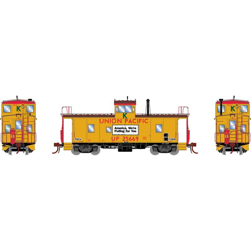 HO ICC Caboose CA-9 with Lights & Sound, UP #25669