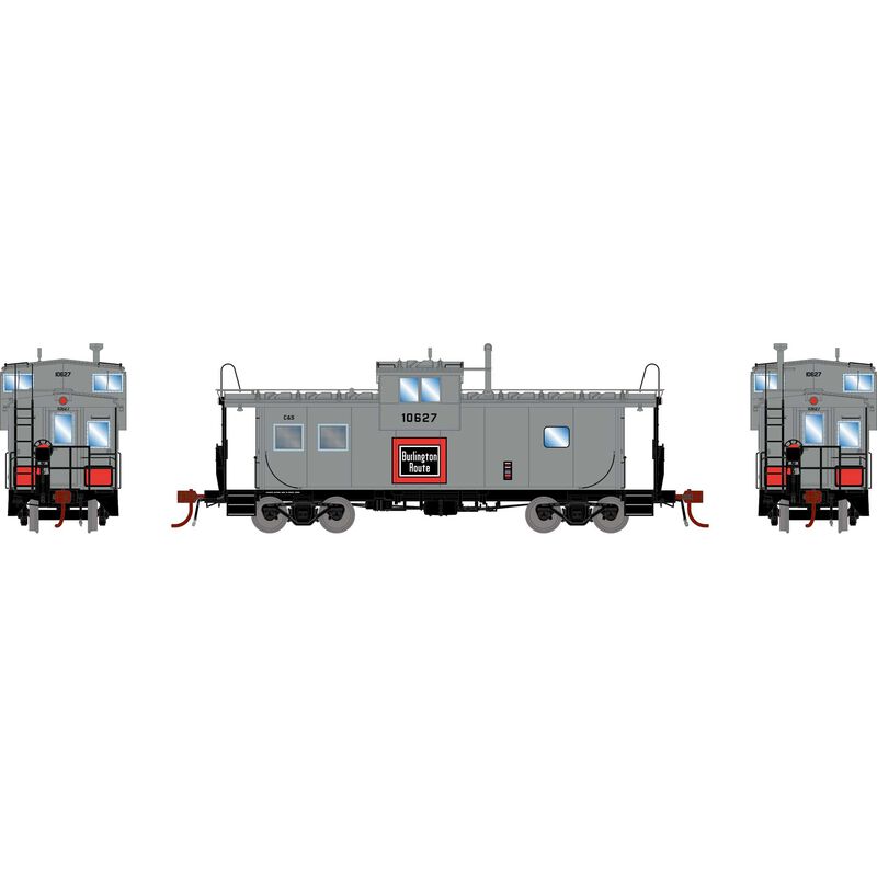 HO ICC Caboose with Lights, C&S #10627