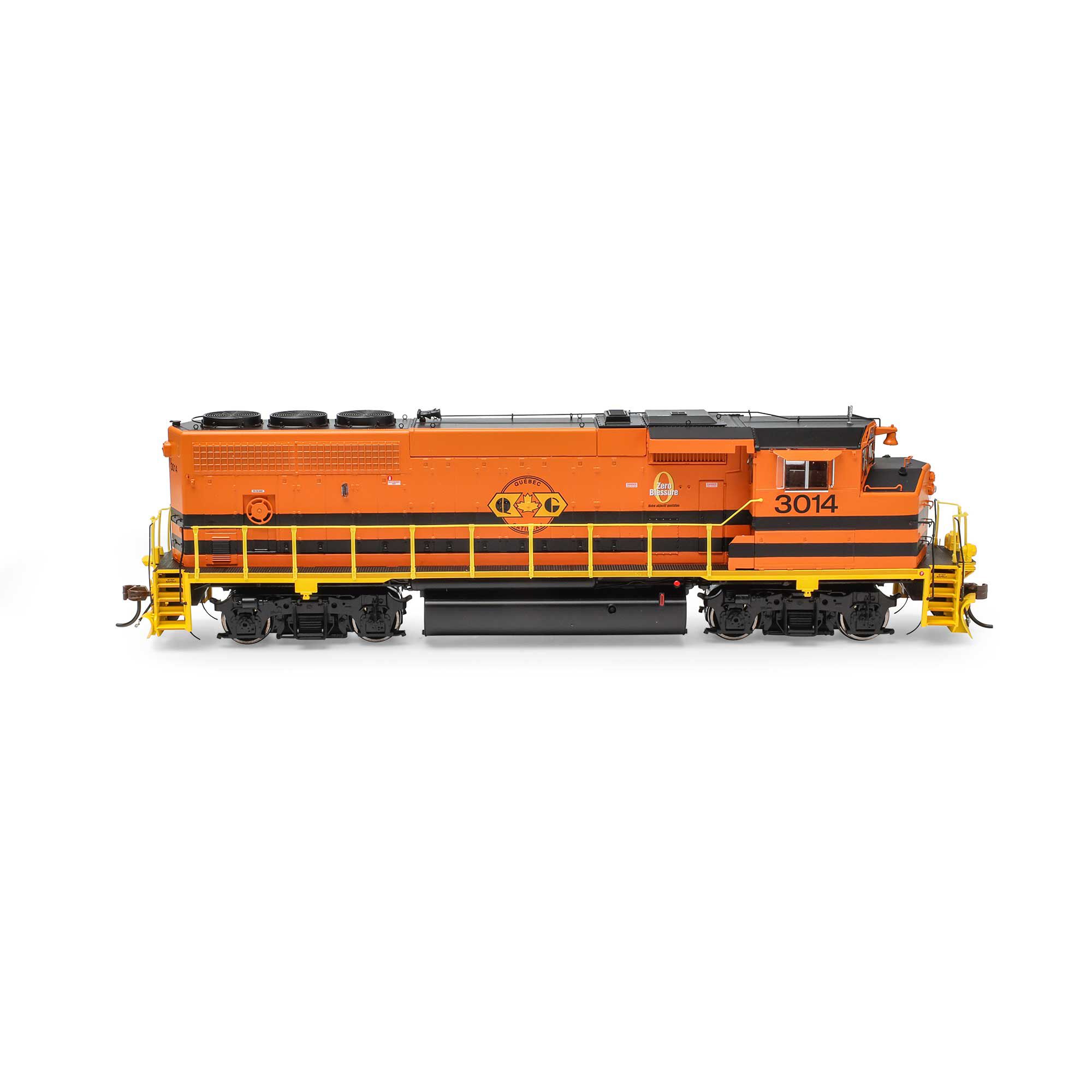 Athearn HO GP40-2L Locomotive, QGRY #3014 Model Train | Athearn