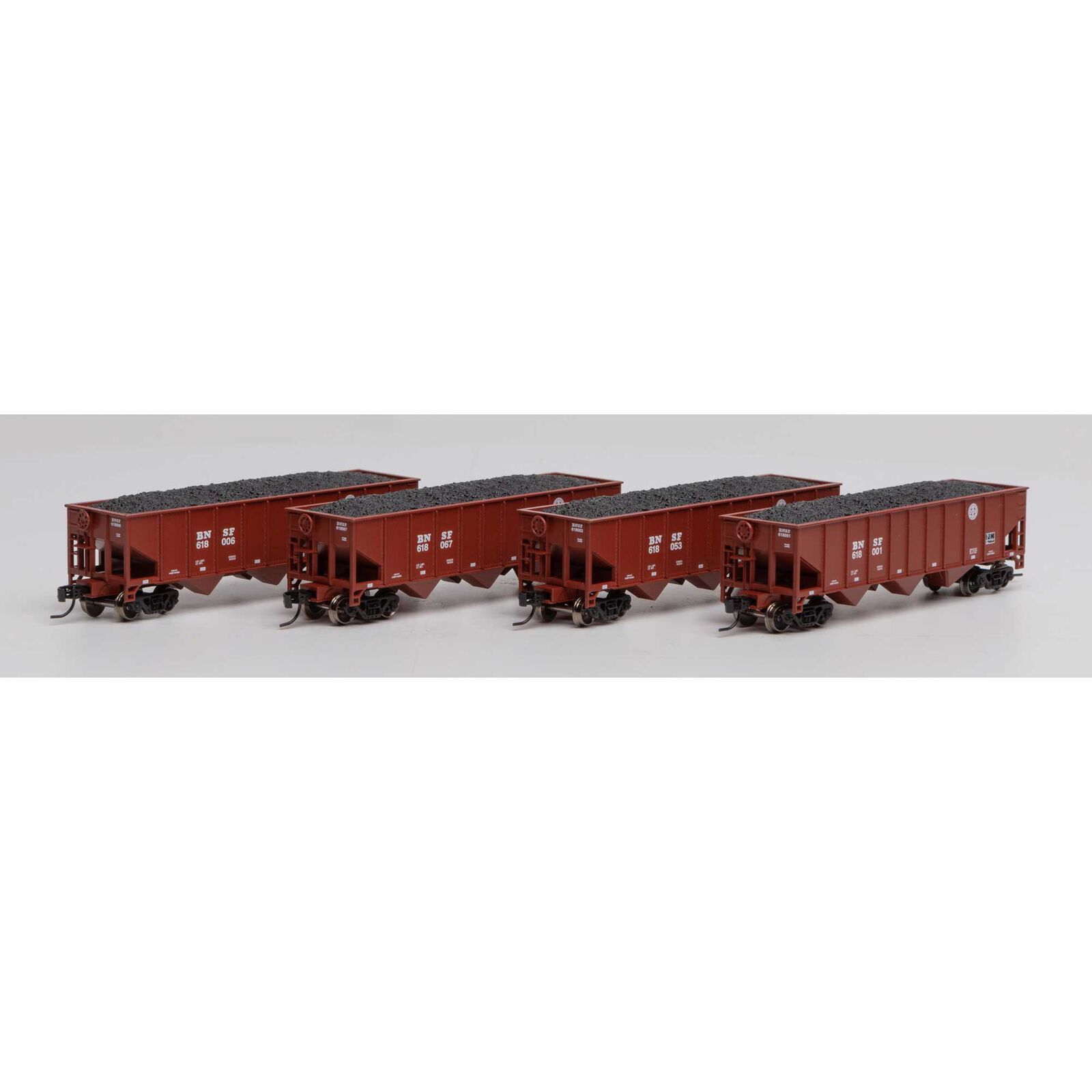 N 40' 3-Bay Ribbed Hopper with Load, BNSF #1 (4)