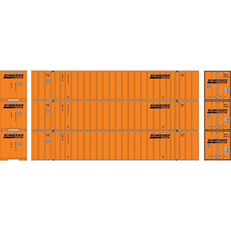 N ATH 53' Stoughton Container, SNLU #955413/955542/955478 (3)