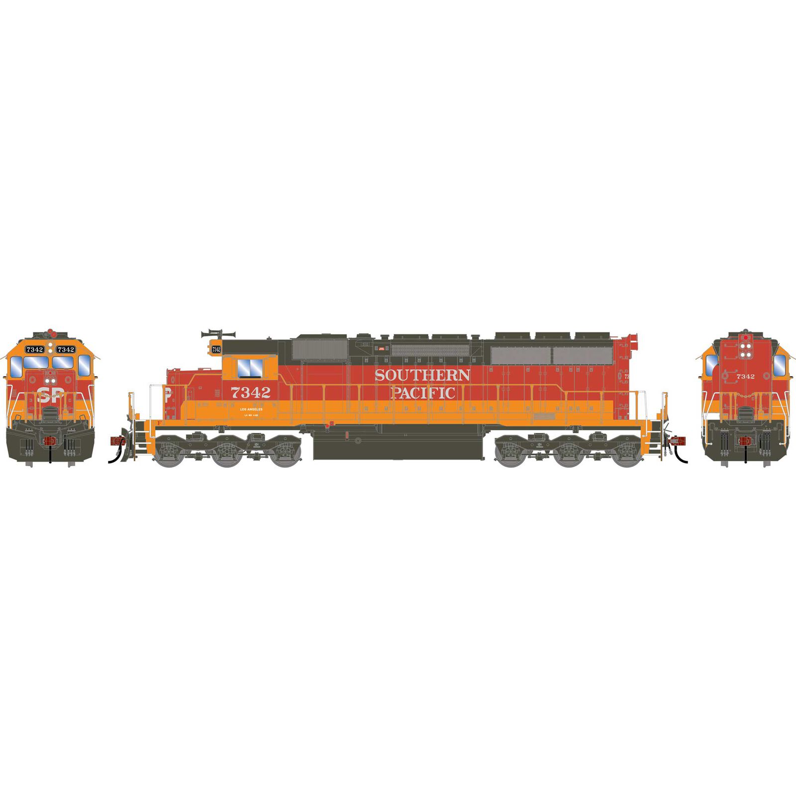 HO ATH SD40 Locomotive w/DCC & Sound, SP #7342