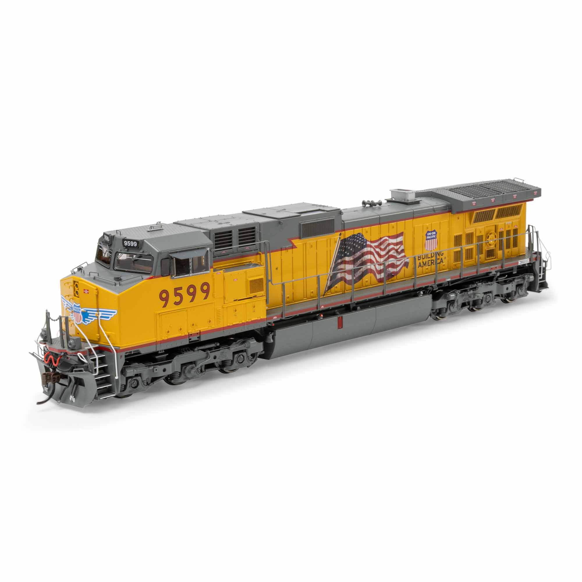 HO GE Dash 9-44CW Locomotive, UP #9599 Model Train | Athearn | Athearn