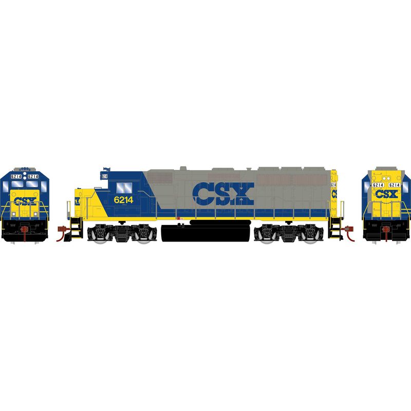 HO GP40-2 Locomotive, CSX #6214