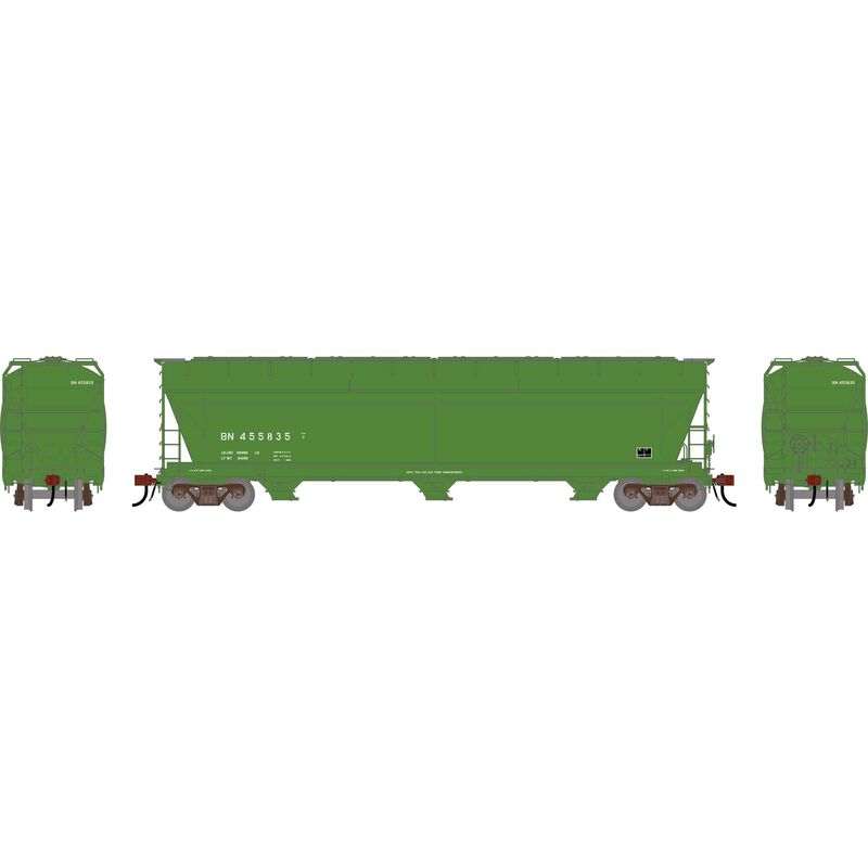 HO ACF4600 Covered Hoppers, BN #455835