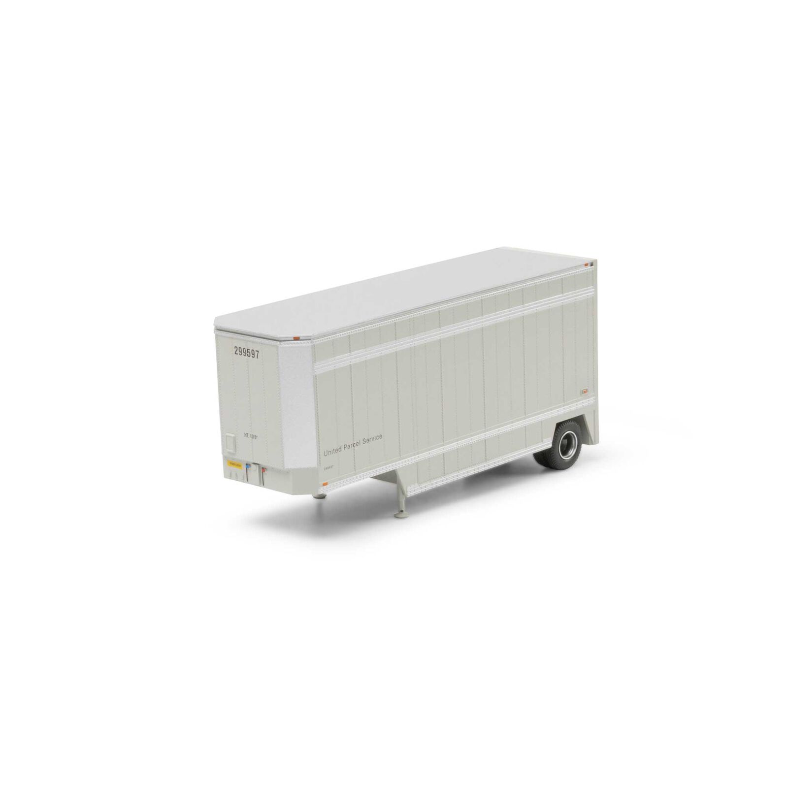 HO ATH 28' Parcel (PUP) Trailer, UPS without Shield #292446