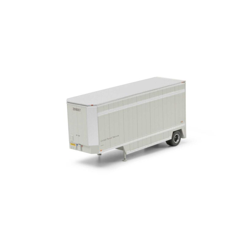 HO ATH 28' Parcel (PUP) Trailer, UPS without Shield #292446