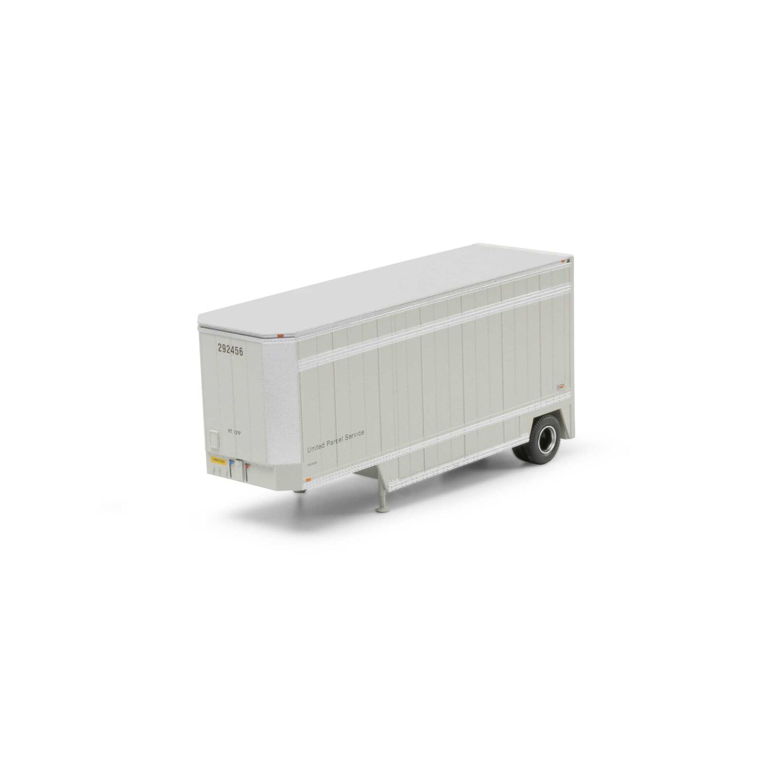 HO ATH 28' Parcel (PUP) Trailer, UPS without Shield #299573