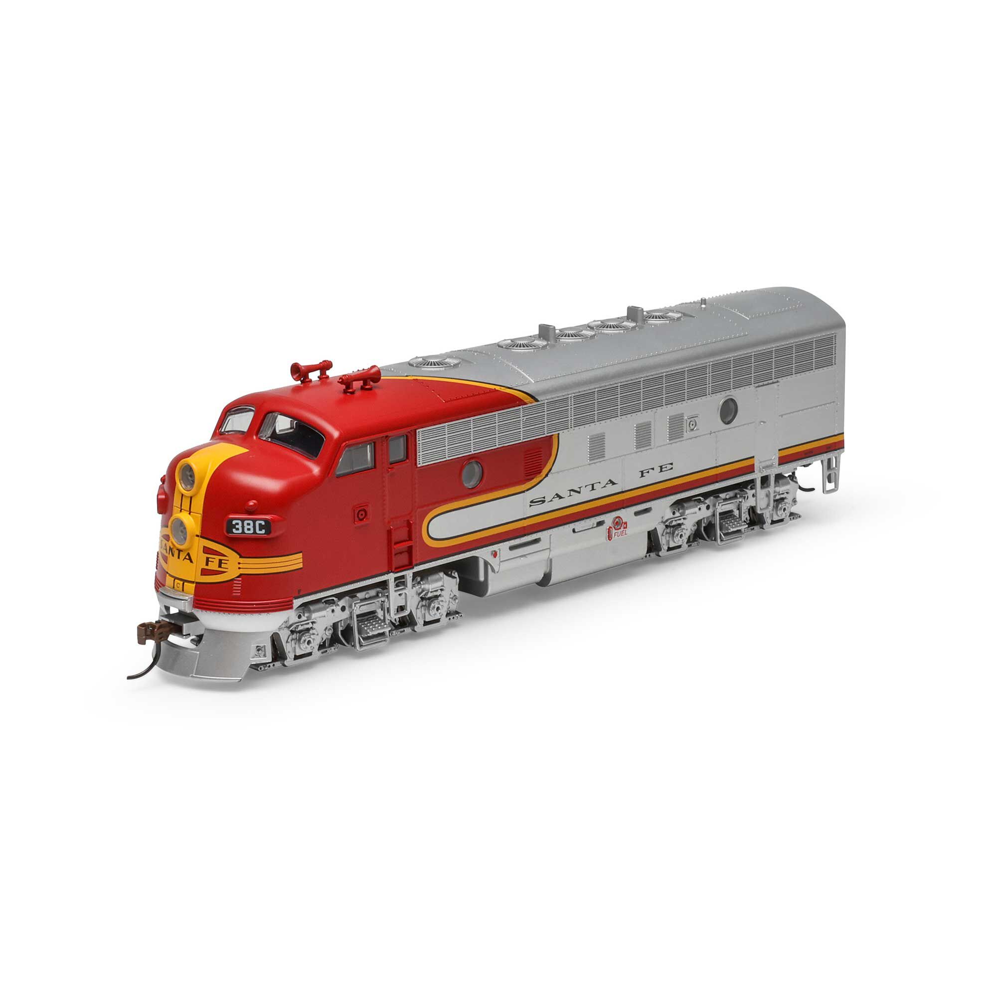 HO F7A Locomotive, ATSF #38C Model Train | Athearn | Athearn
