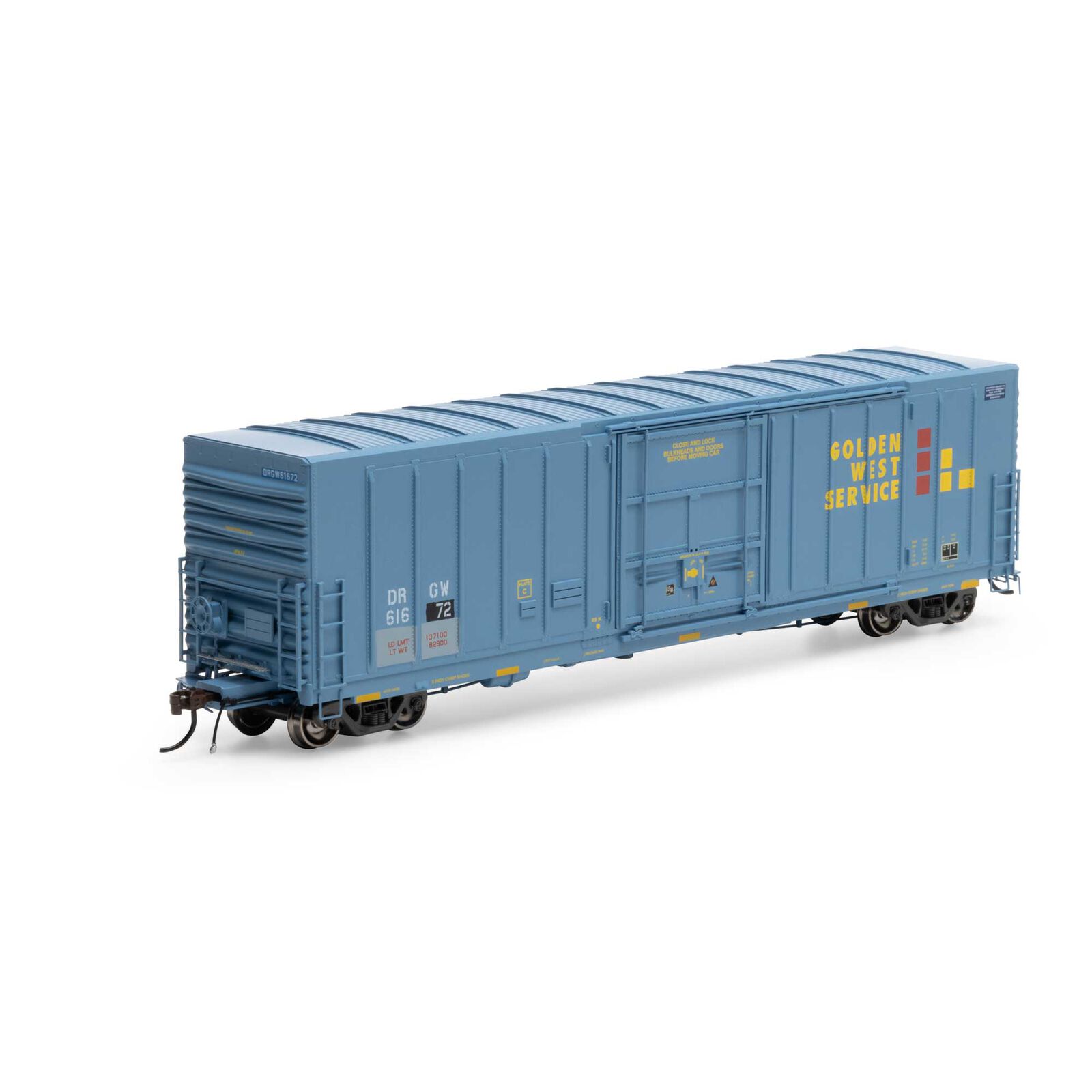 HO 50' PC&F Ex-Post Box, PFG / D&RGW #61672