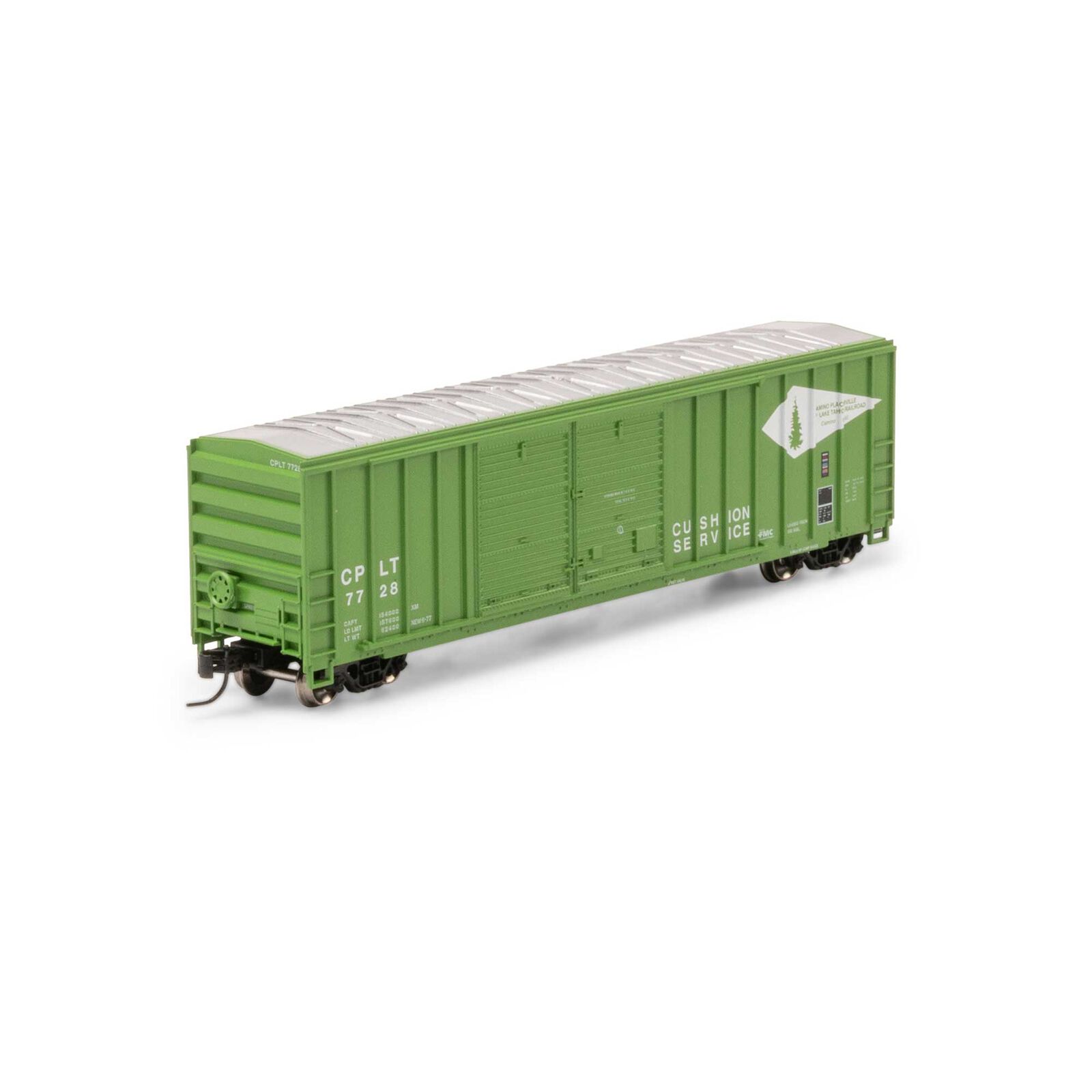 N 50' FMC DD Offset Box Car, CPLT #7728
