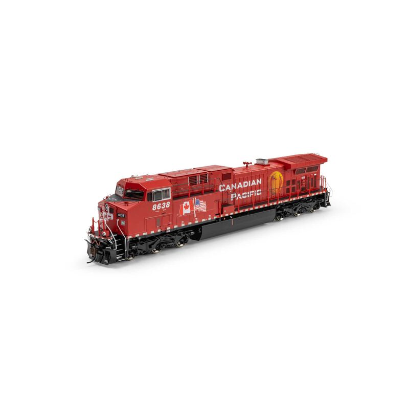 Athearn Genesis HO GEN AC4400CW Locomotive w/DCC & SOUND, CP 'Dual Flags' #8638
