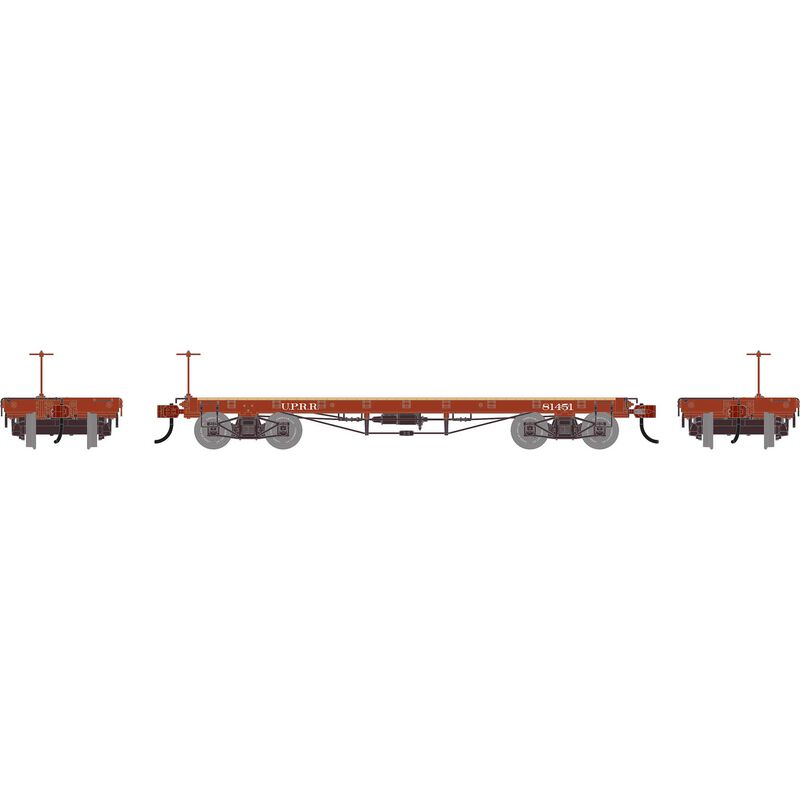 HO ATH 36' Flat Car, UP #81451