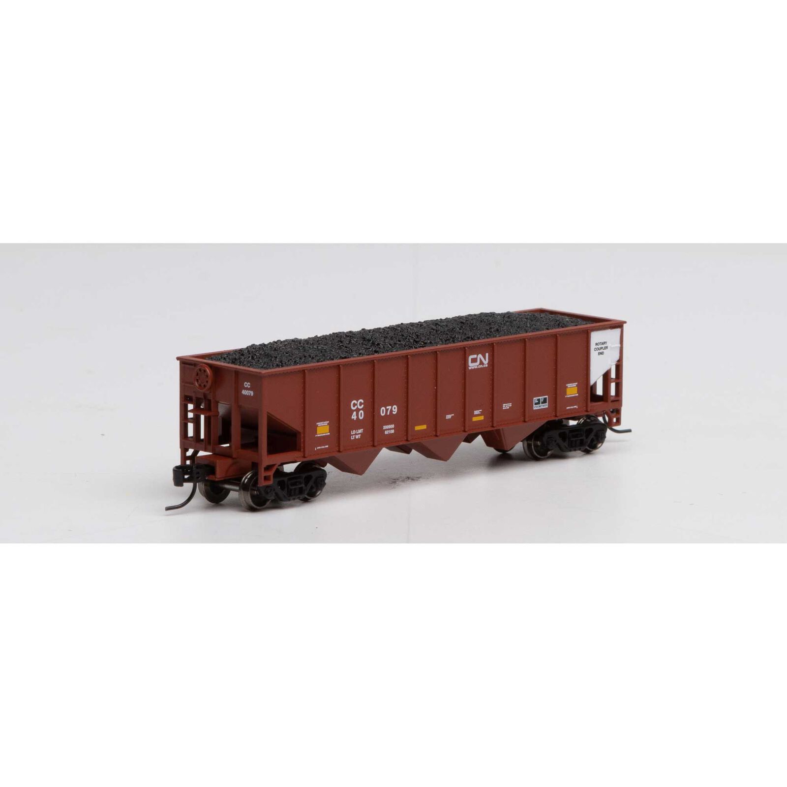 N 40' 3-Bay Ribbed Hopper with Load, CC #40079