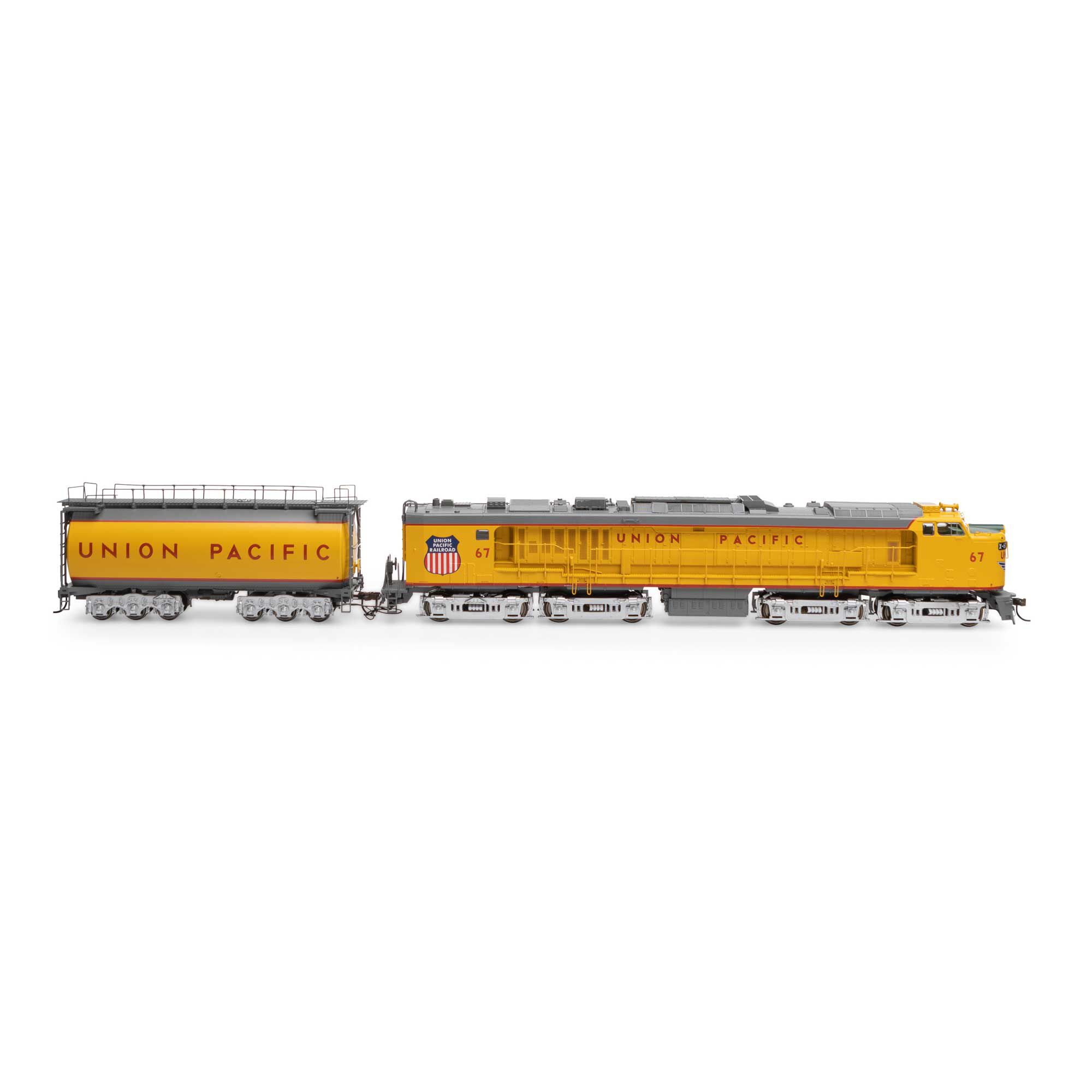 HO Gas Turbine with Tender with DCC & Sound, UP #67 Model Train
