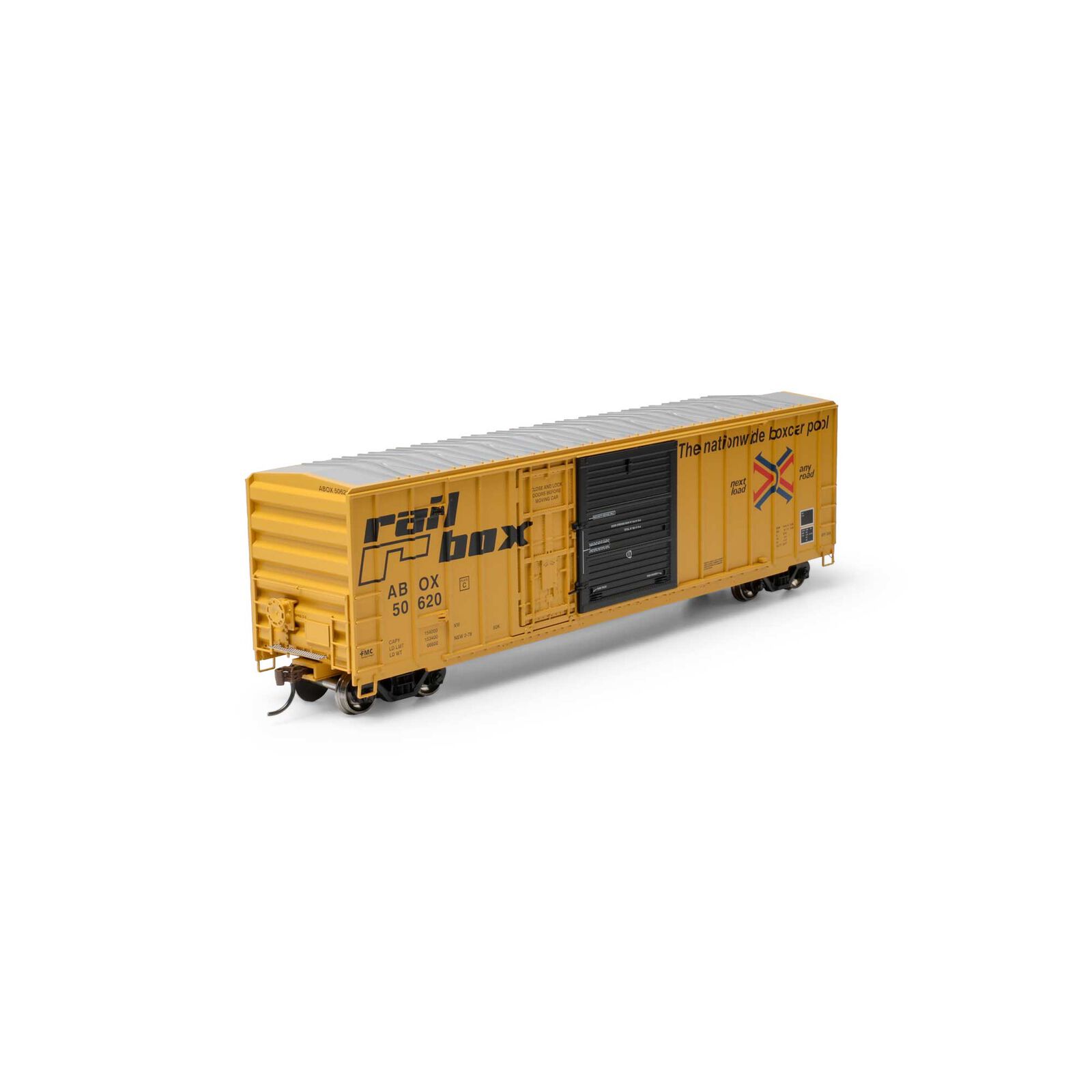 Athearn HO 50' FMC 5277 Combo Door Box Car, ABOX 'Early' #50620