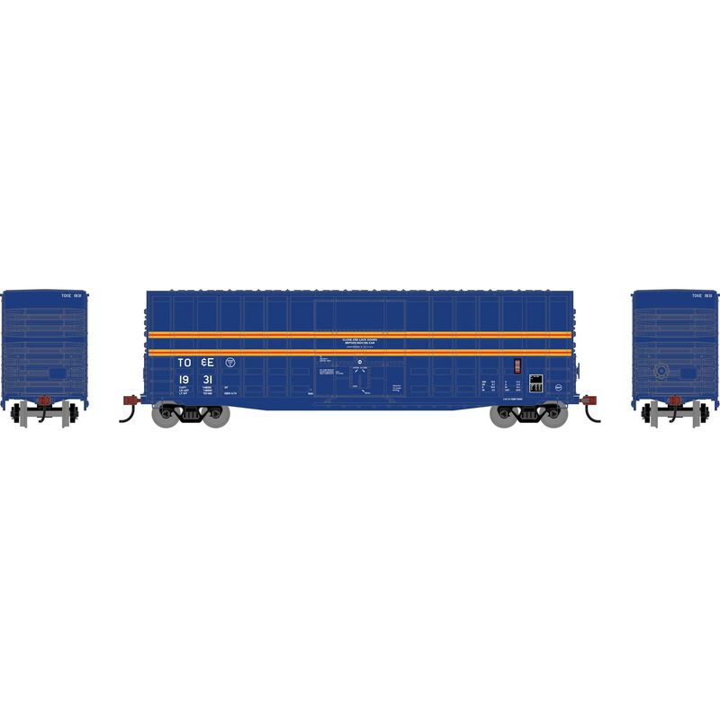 Roundhouse HO RND 50' Waffle High Cube Box Car TOE #1931