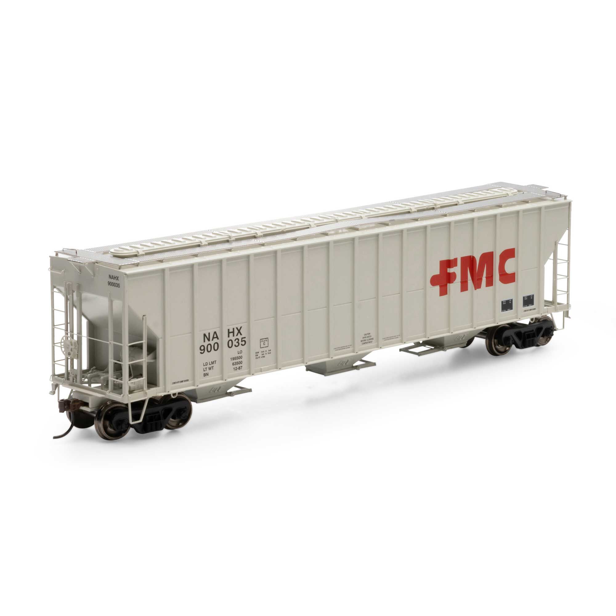HO RTR FMC 4700 Covered Hopper, NAHX #900035 Model Train | Athearn