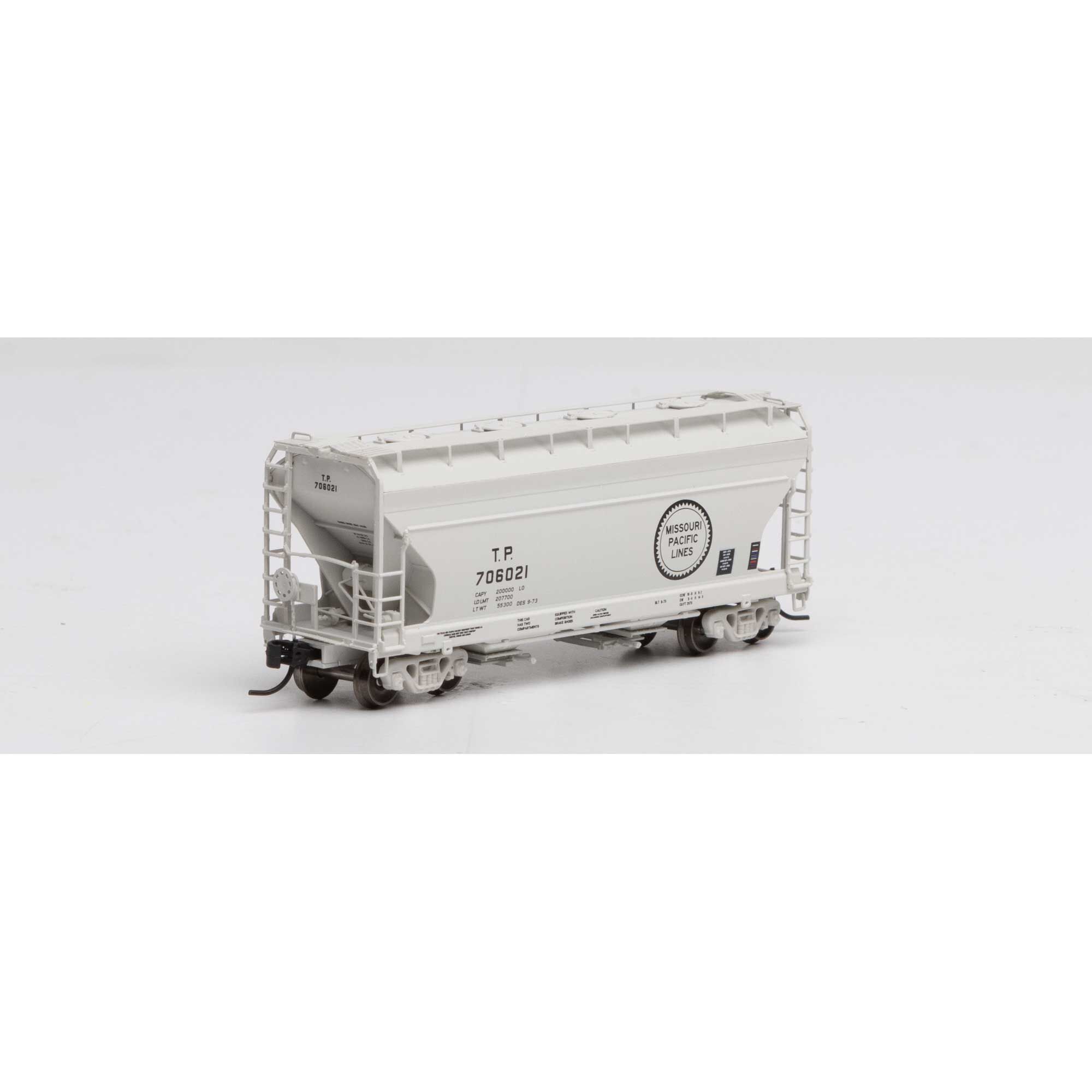 N ACF 2970 Covered Hopper, MP/TP #706021 Model Train | Athearn