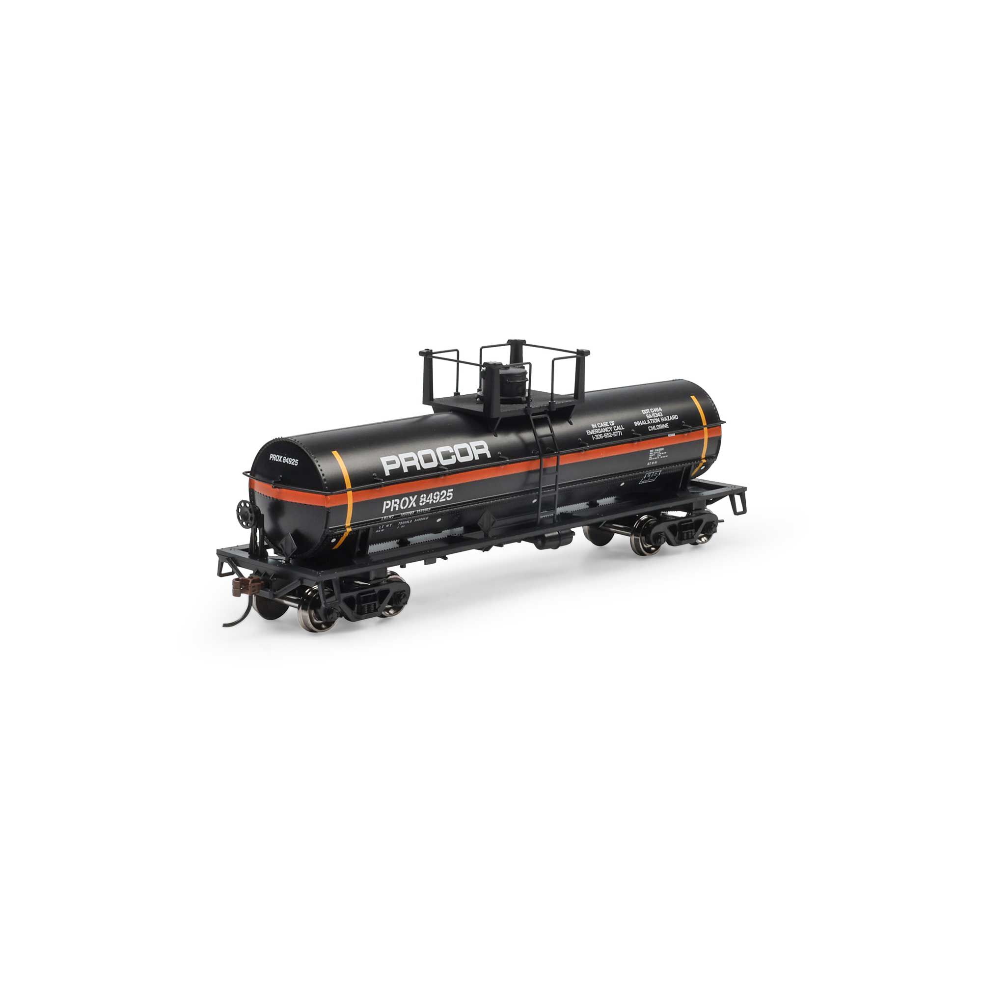 HO 42' Chemical Tank, PROX #84925 Model Train | Athearn | Athearn