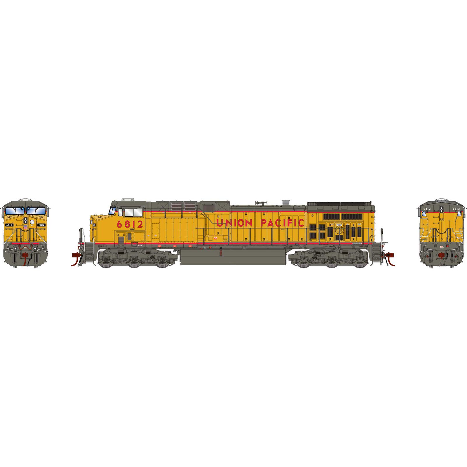 HO AC4400CW Locomotive, with DCC & Sound, UP #6812