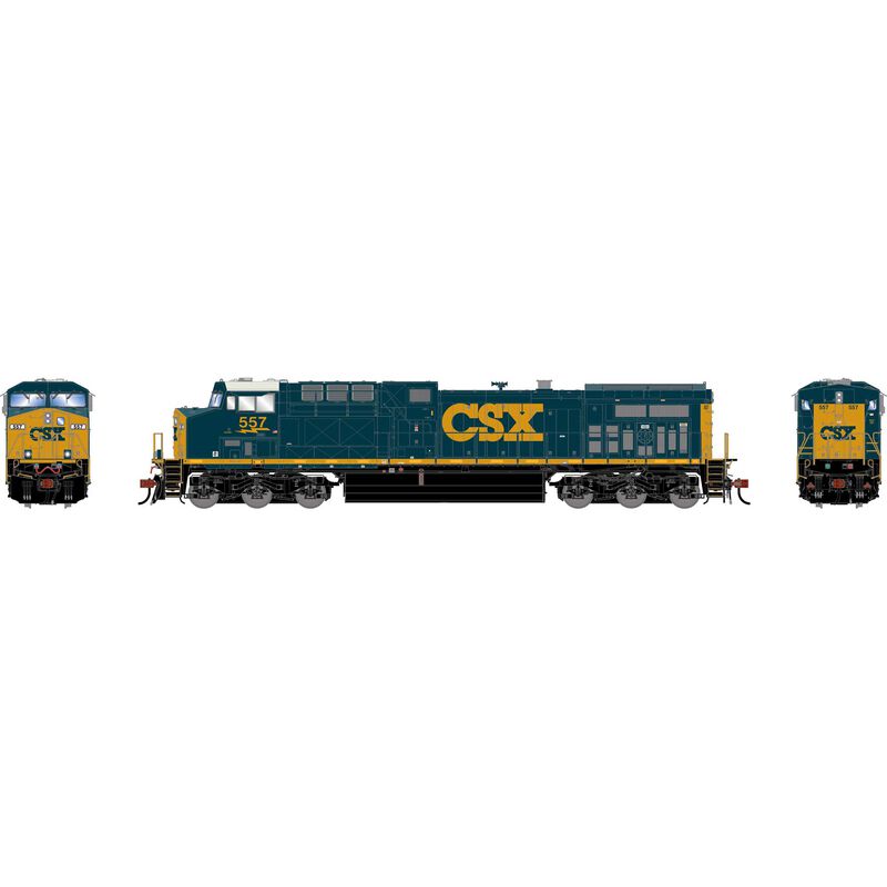 Athearn Genesis HO GEN AC4400CW Locomotive w/DCC & Sound, CSXT 'YN3' #557