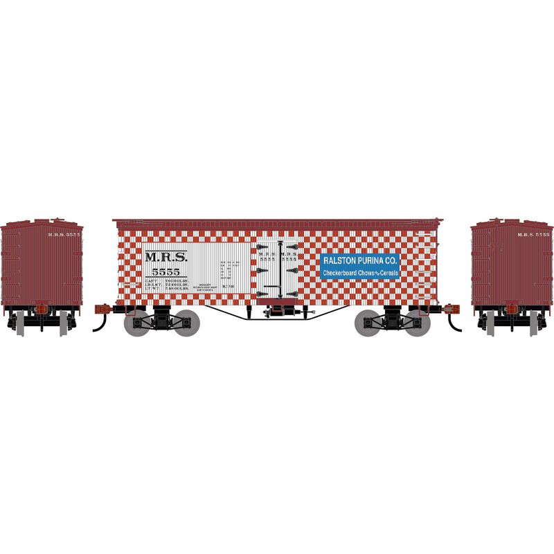 HO RND 36' Wooden Reefer, MRS #5555