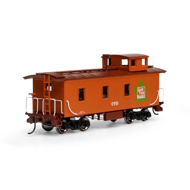 HO 30' 3-Window Caboose, GTW #0951