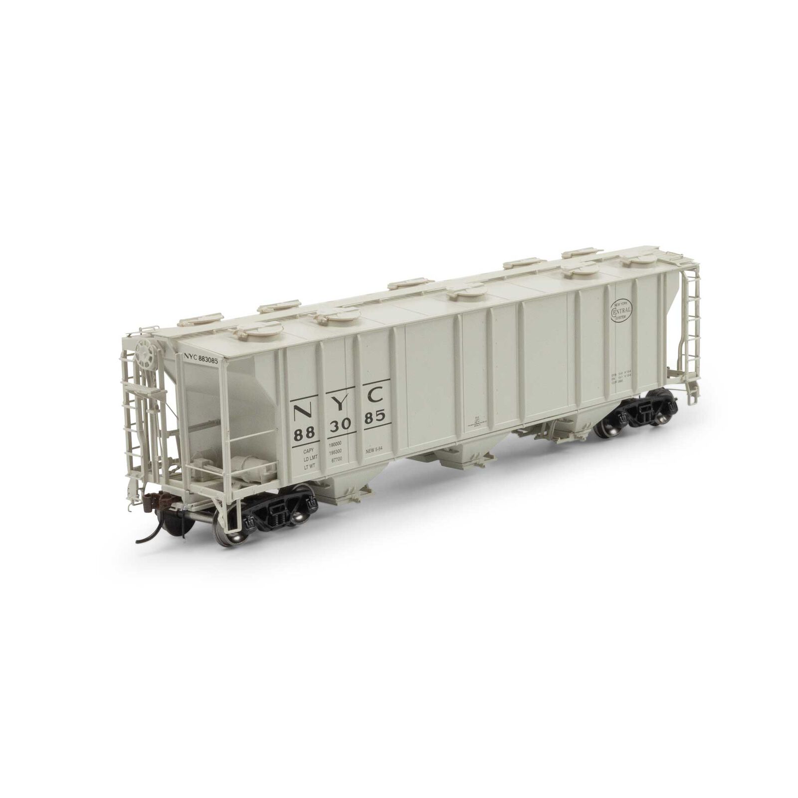 HO PS-2 2893 3-Bay Covered Hopper, NYC #883085