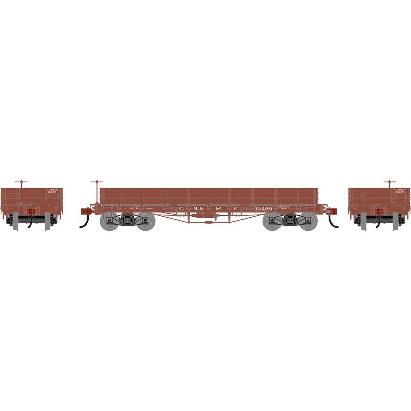 HO ATH 36' Low Side Gondola w/ Drop Gates, MILW #16489