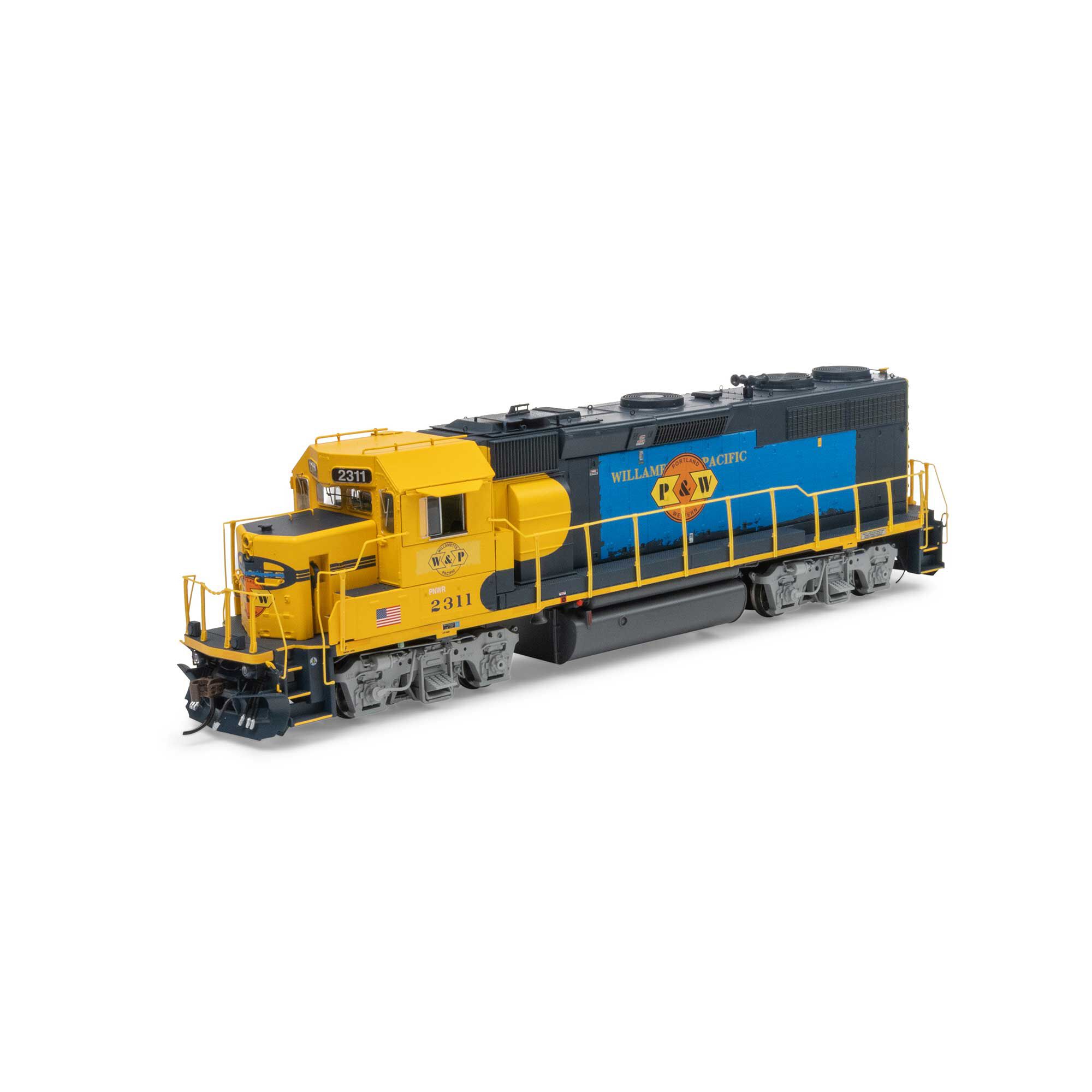 HO GP39-2 Locomotive, PNWR #2311 Model Train | Athearn | Athearn